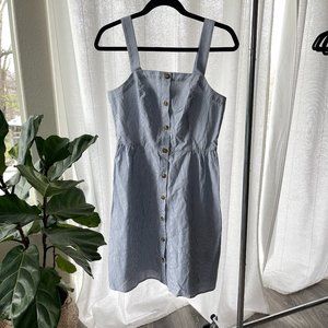 J. Crew Striped Midi Dress